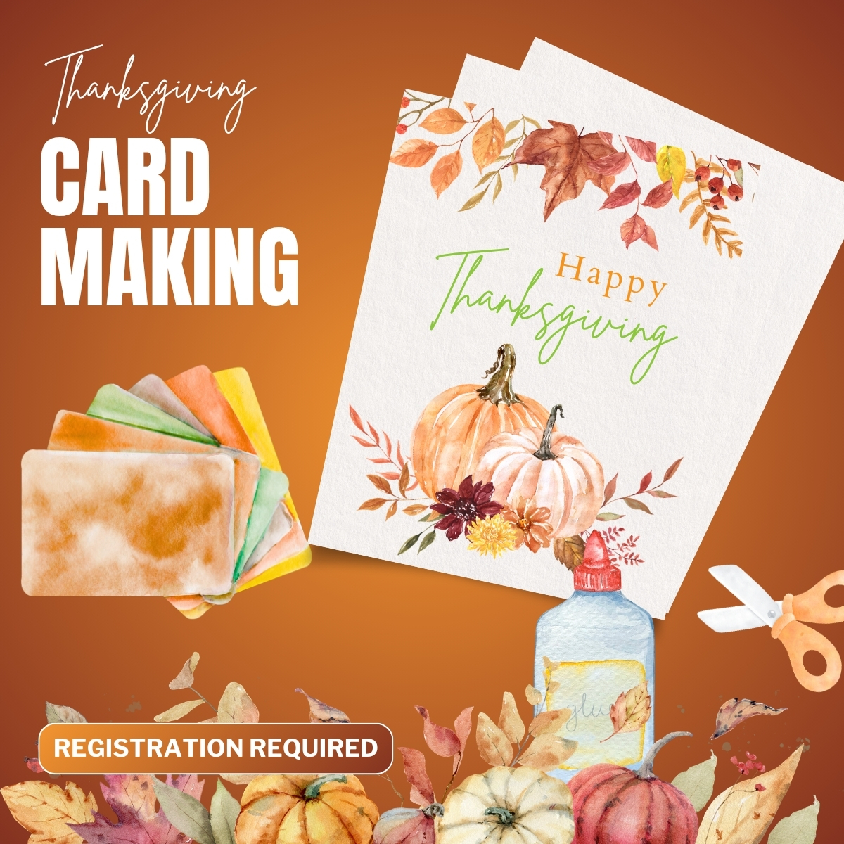 Thanksgiving Card Making Thanksgiving Card Making